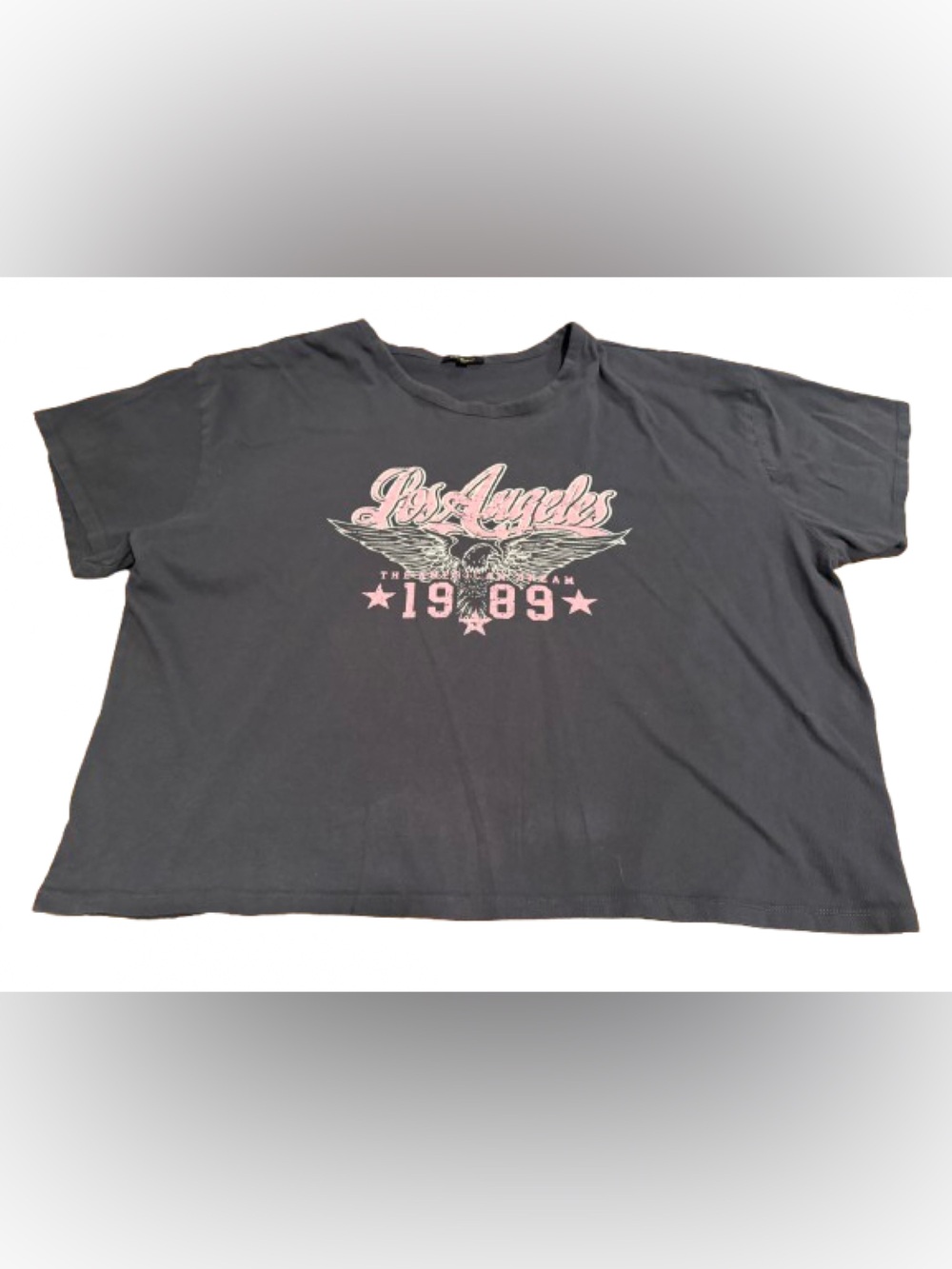 Ruby & Lace Women’s Graphic Los Angeles Charcoal Tee Size Extra Large